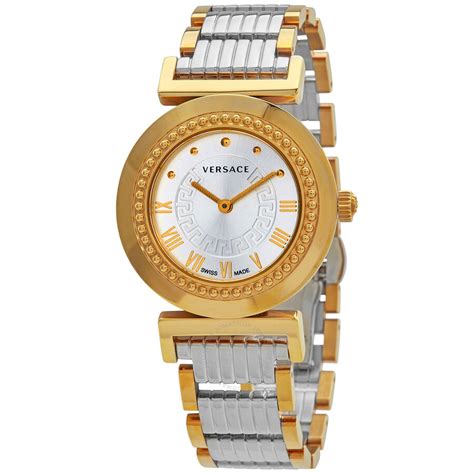 Versace Versace Vanity Quartz White Dial Ladies Watch 